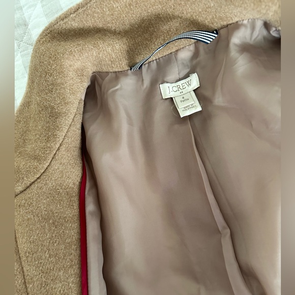 Camel cocoon coat, size 4 petite (J.Crew) - Picture 2 of 2